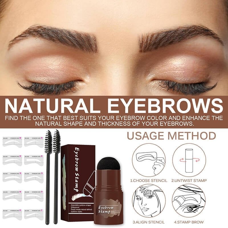 🔥🔥  Perfect Brows Stencil & Stamp Kit